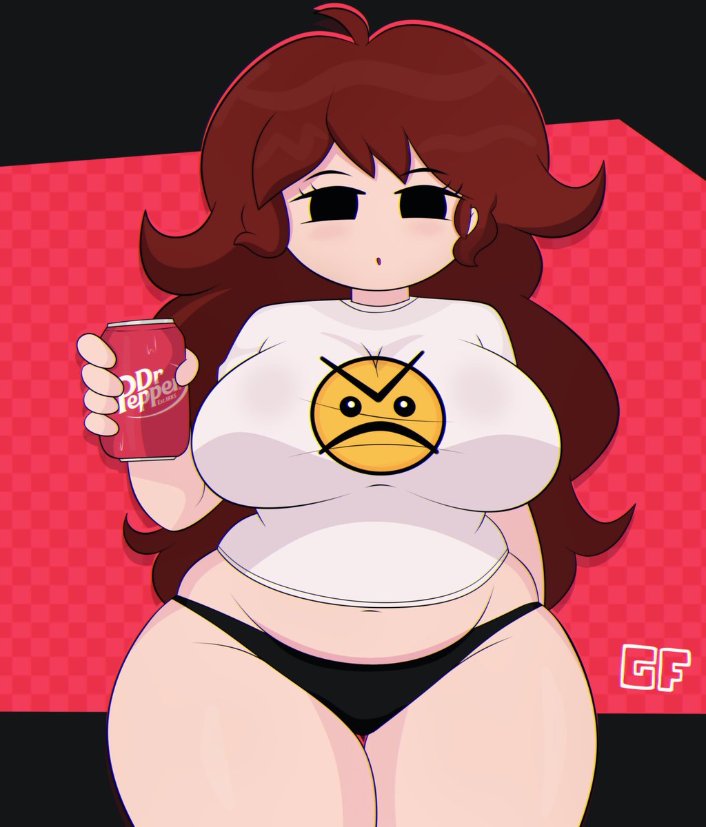 I've always seen Girlfriend as chubby. Since she has demonic powers, she gives me the impression of being somewhat lazy.