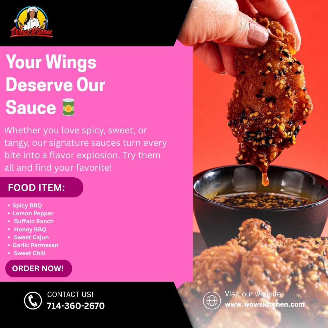 Flavor that sticks! 🍗🔥
#WingsLovers #SaucyBite #WowTaste