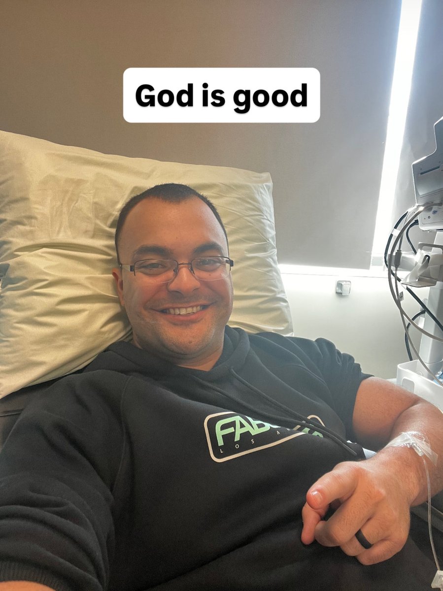 Every 8 weeks when I get my infusion, I am reminded to thankful.

Thankful that Jesus forgave my sins and changed my life so I can spend eternity in Heaven where there will be no more sickness, no more sorrow. Only perfect peace. Jesus invites all people to follow Him.
