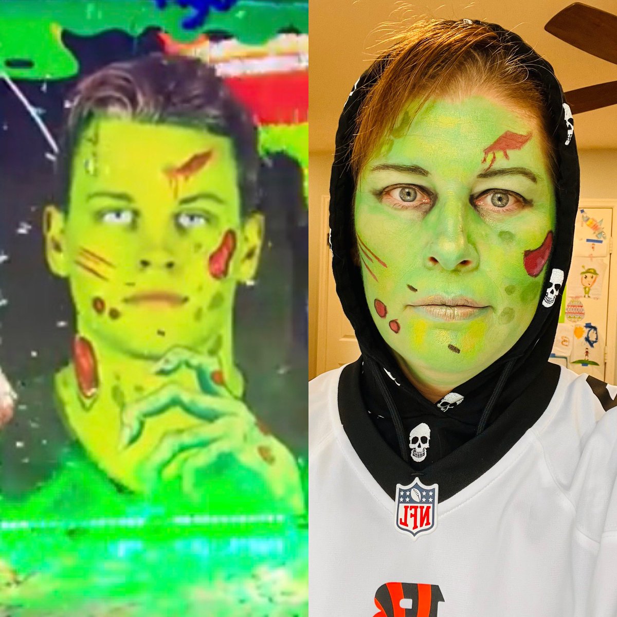 katdarehansen's tweet photo. @graeters Zombie Joe Burrow https://t.co/Mzre04FxmP
