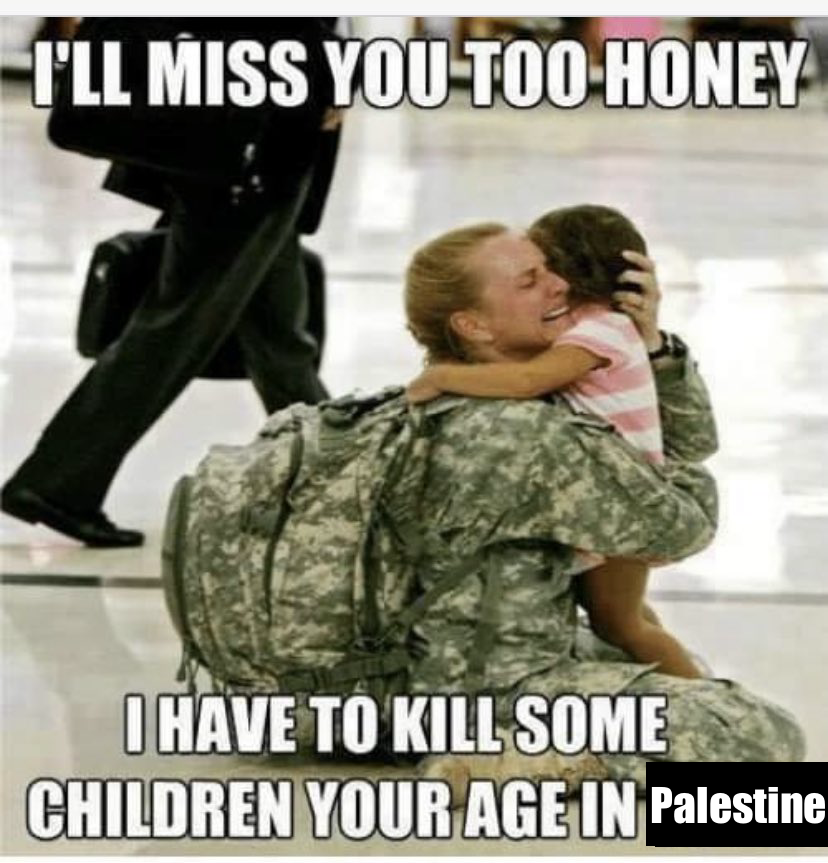 commsurreallism's tweet image. American soldiers in gaza