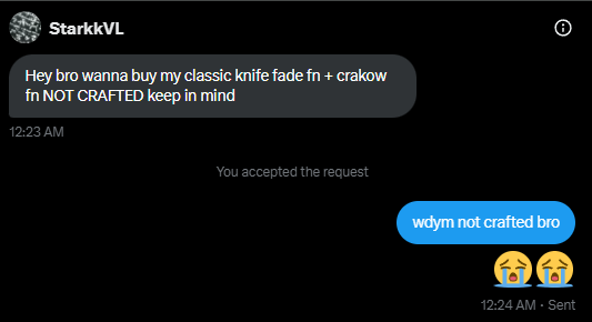 Ivan - Buying Skins tweet media