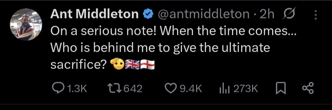 swiftjon's tweet image. Has someone hacked poor Ant&apos;s account, or has he got 1,300 martyrs?