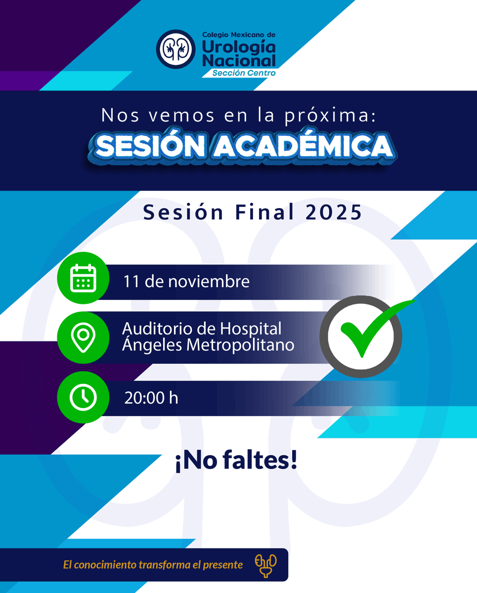 cmucentro's tweet image. Sesión académica
NOVIEMBRE 2025

👉cmucentro.org

#CMUCentro #UrologosCentro #ColegiodeUrologia #urology #SesionesUrologia