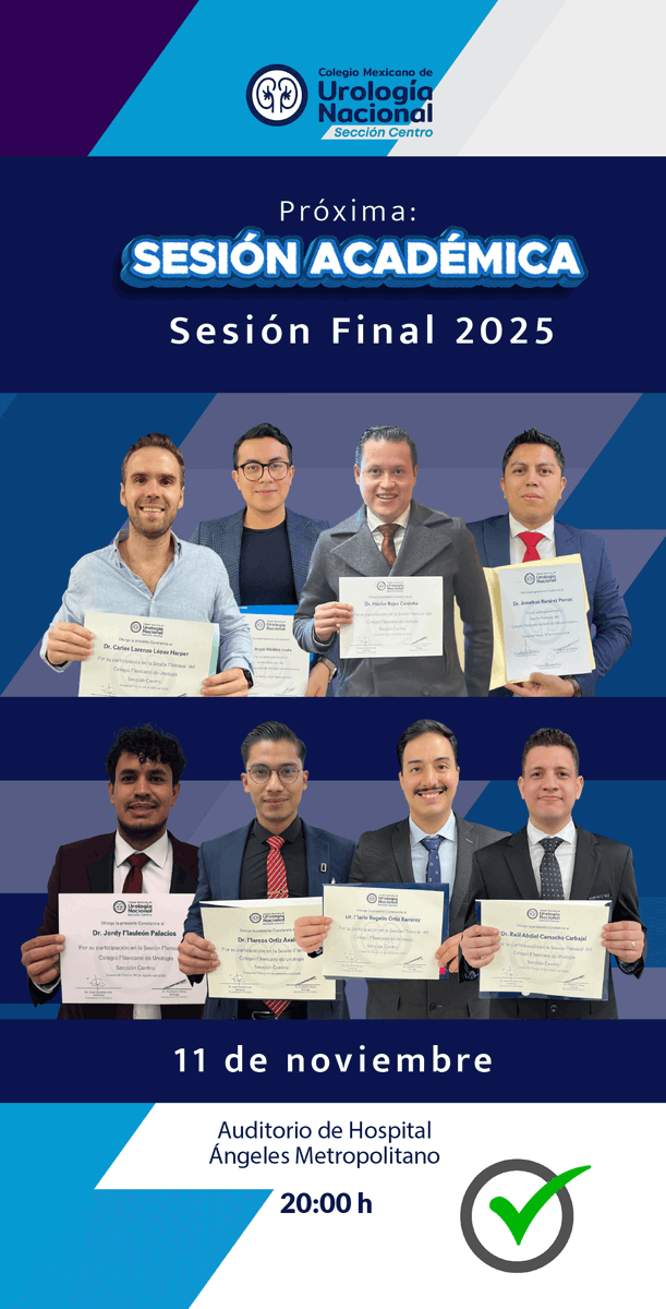 cmucentro's tweet image. Sesión académica
NOVIEMBRE 2025

👉cmucentro.org

#CMUCentro #UrologosCentro #ColegiodeUrologia #urology #SesionesUrologia