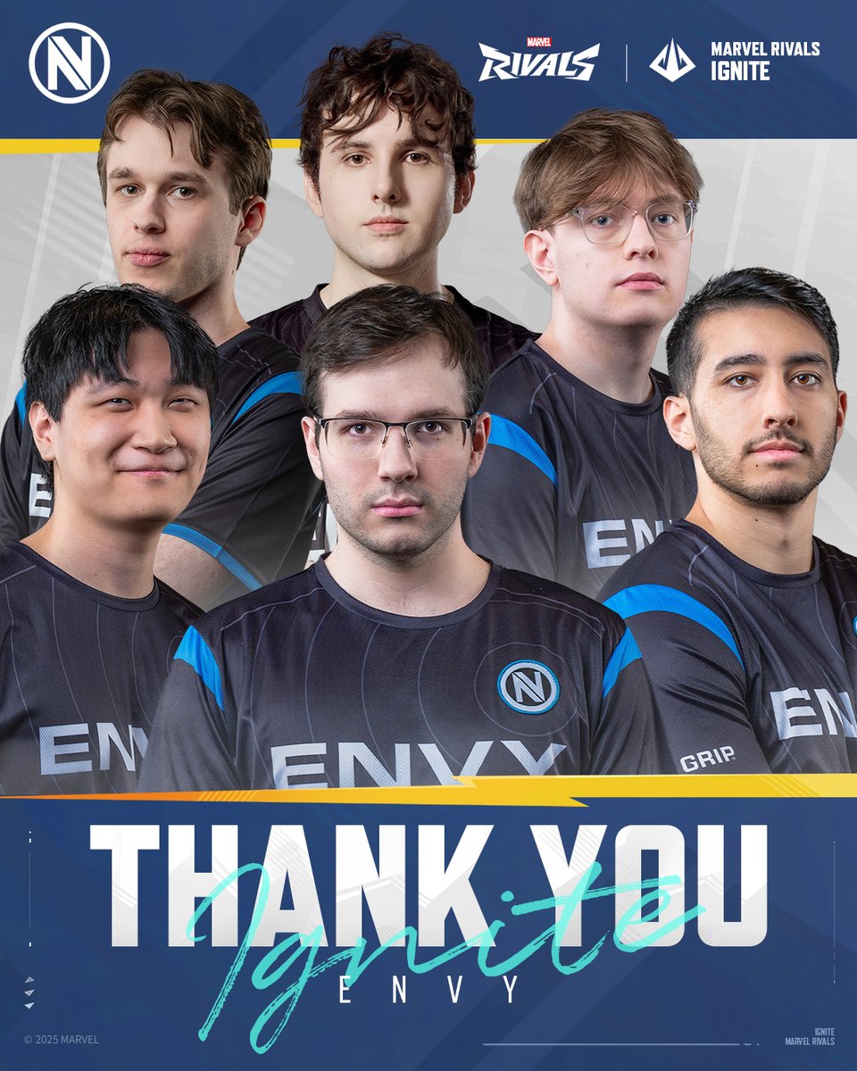 Team <a href="/Envy/">ENVY</a>  entered the IGNITE Grand Finals ready for war — and delivered on every front. 

Through triumphs and trials, you demonstrated focus, adaptability, and passion. 
You leave the competition stronger and celebrated by all who watched. 
Thank you for your amazing run!