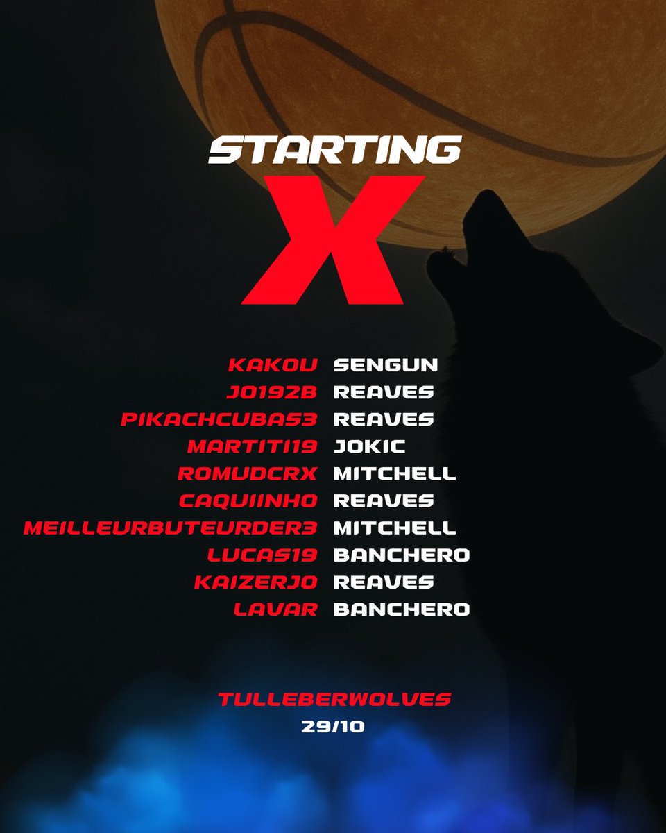 • STARTING X | Pick 9