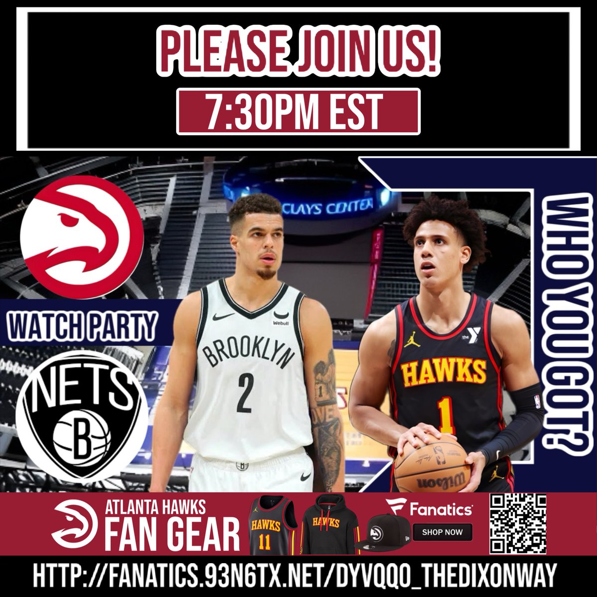 ATLfinalround's tweet image. Please join us at 7:30pm est for the #AtlantaHawks #TrueToAtlanta #nba #NBA #TheDixonWay watch a long @ATLHawks @BrooklynNets Atlanta Hawks vs Brooklyn Nets | Live Play by Play | Watch Party Stream ... youtube.com/live/TV69DTtxO… via @YouTube