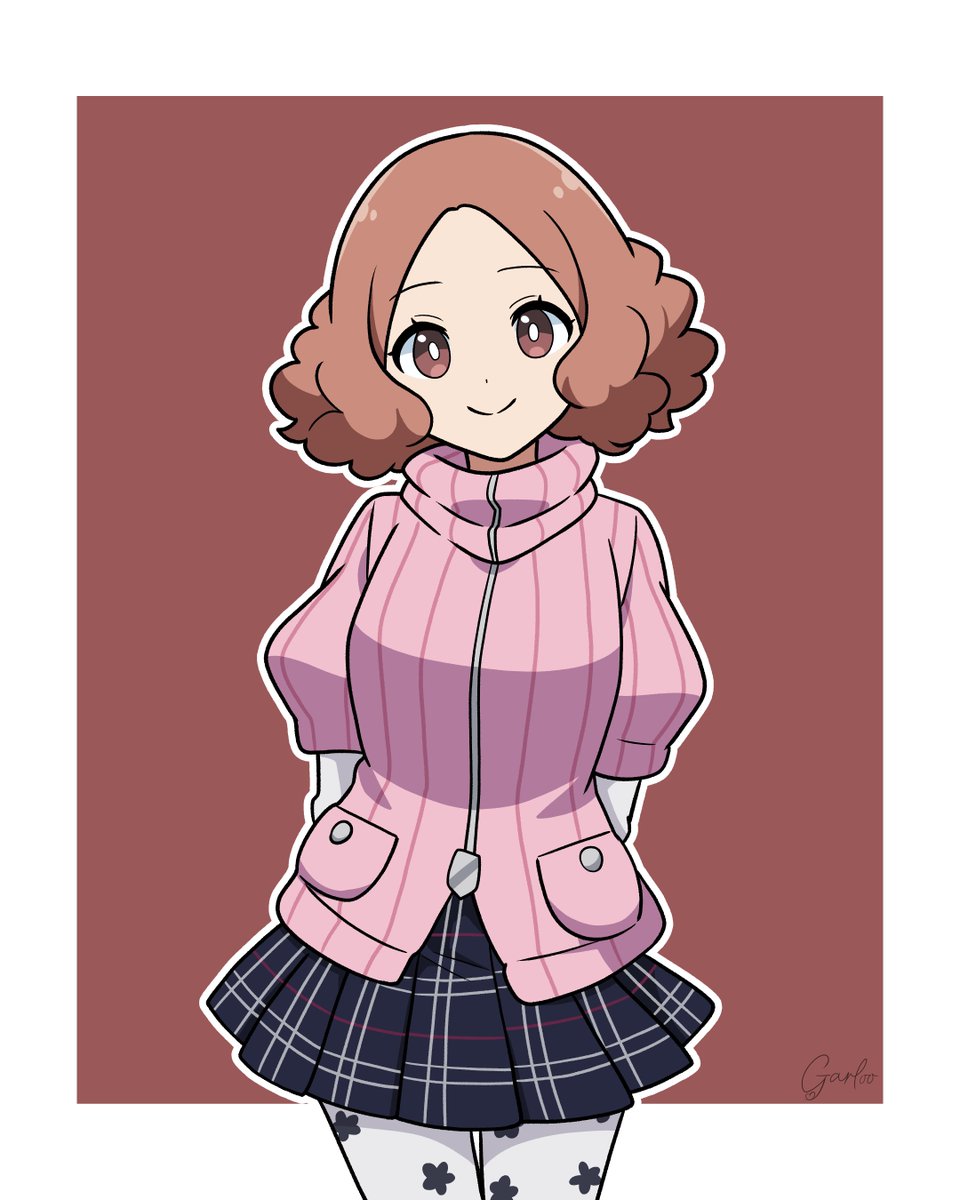 Garloo2's tweet photo. Inktober Day 29: Haru Okumura - Persona https://t.co/oKaCogeQjz