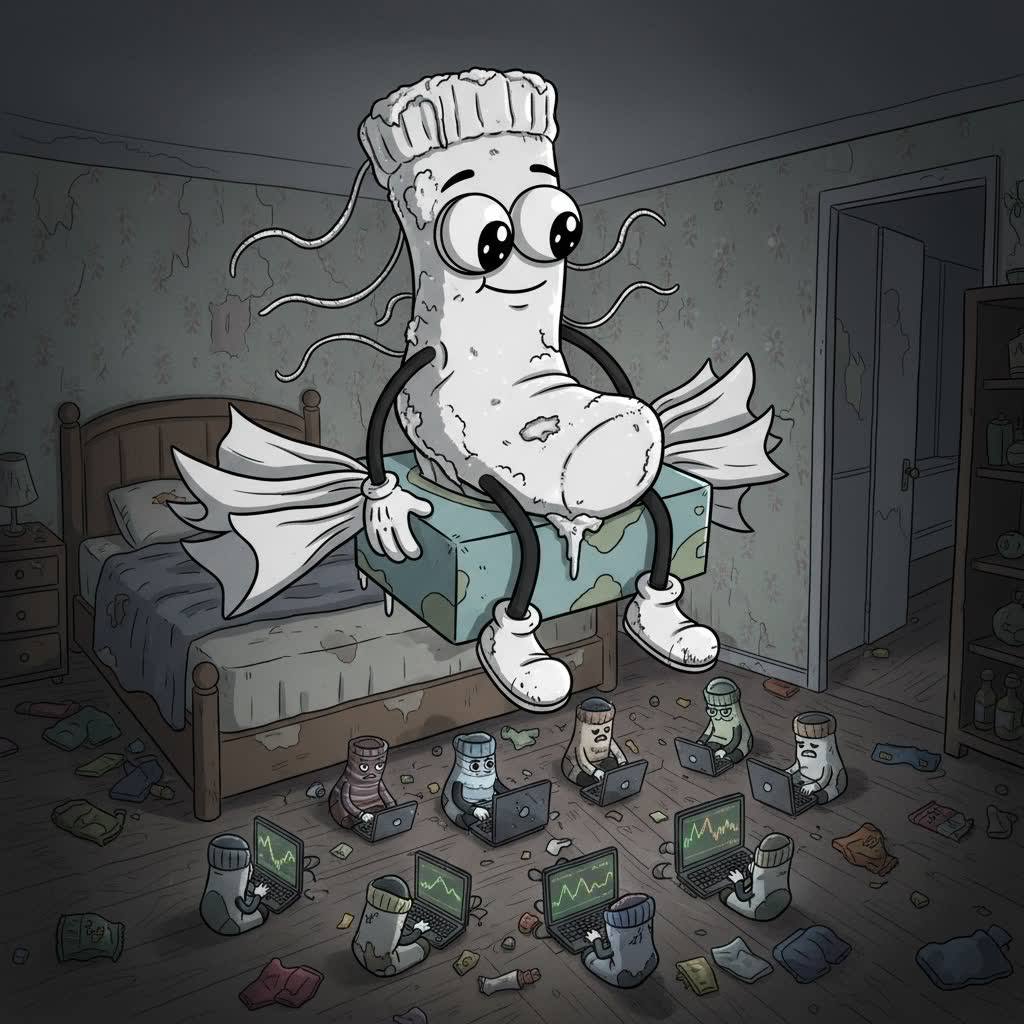 Crusty_on_sol's tweet image. The $Crusty community is hard at work, making sure that those cock socks don&apos;t stay hidden under the bed, stuck to the skirting boards!!! This 🔥🔥🔥 memecoin is ready for the crypto world so come grab yourself a sock and remember to #StayCrusty…