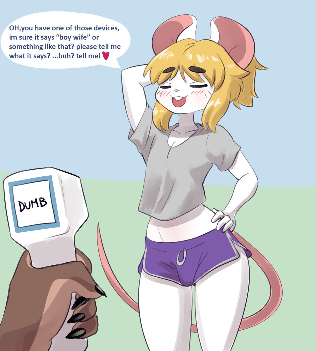 Should we tell him? 🐭