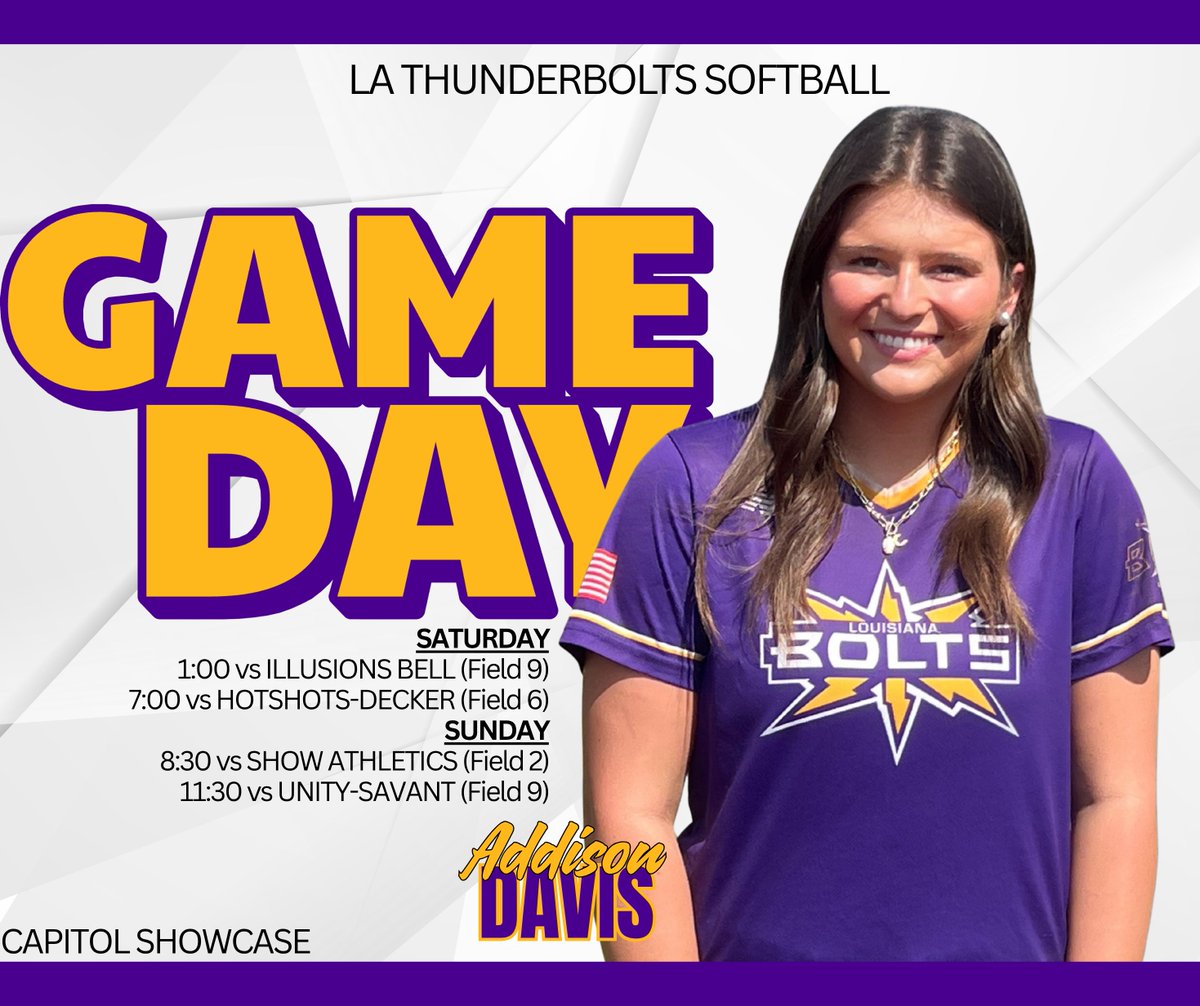 Next stop: Zachary! Our girls are ready to compete in the <a href="/LaCapRegion/">Louisiana Capitol Region USSSA</a> Fall Showcase this weekend. Come check out this talented group in action!