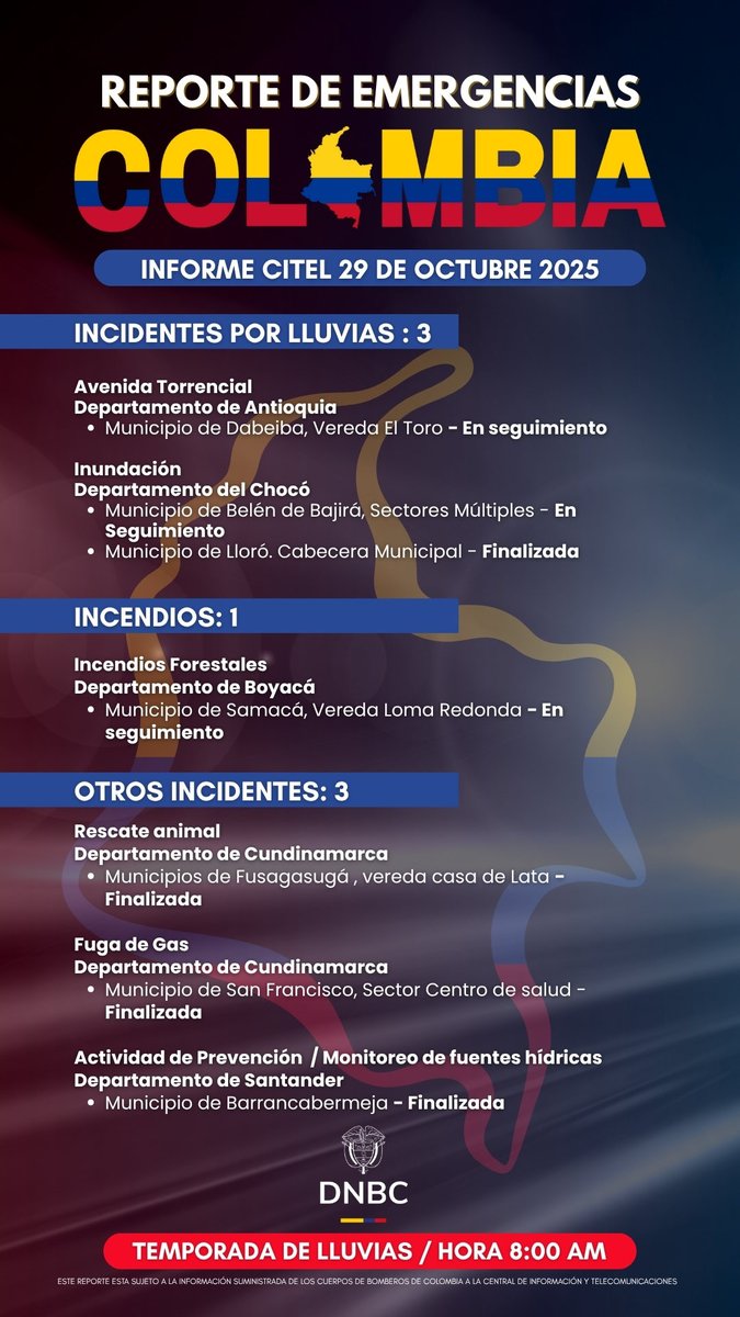 CITEL - Reporta Bomberos tweet media