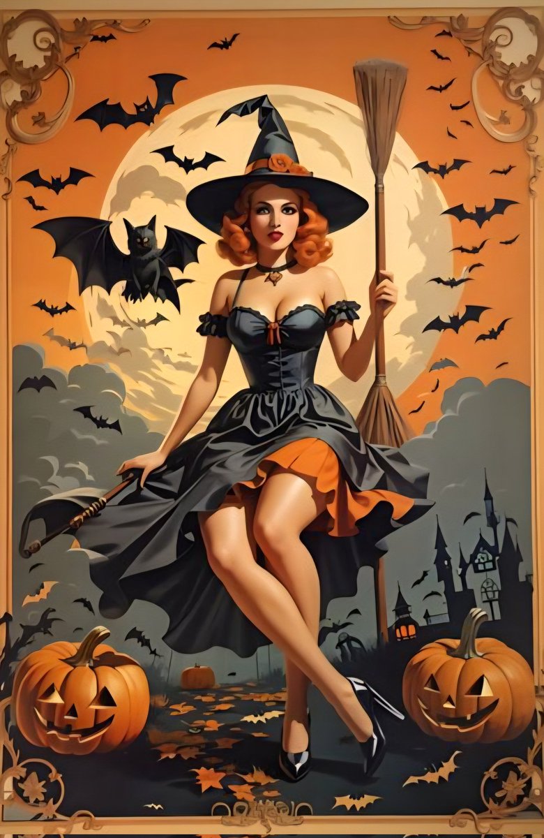 BunnieKat1962's tweet image. #WitchyWednesday 
#Halloween