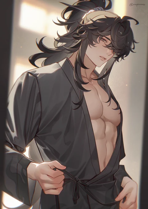 -Is that you, Rover?.. Good morning. #WutheringWaves #Wuwafanart #Qiuyuan