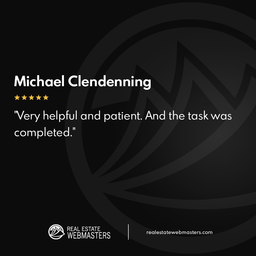 webmastersre's tweet image. Thank you for your kind words, John and Michael! We appreciate you taking the time to share your feedback.

#ClientTestimonial #realestate