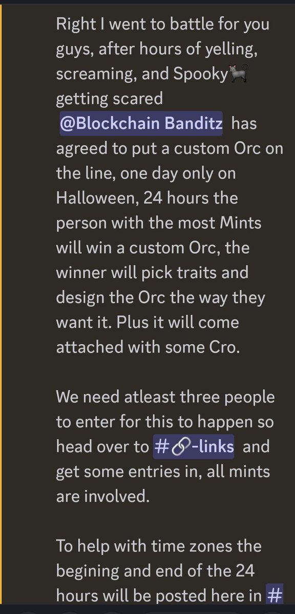 Active right now!!
Come earn your own Custom Nft plus some $cro
#crofam 
#cro
linktr.ee/banditzincorpo…
discord.gg/pMd2eZ79xD