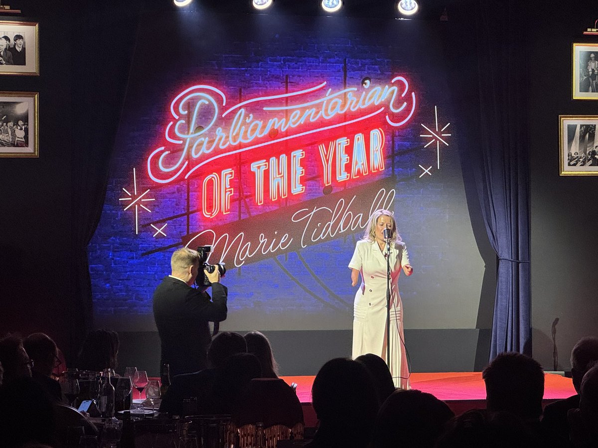 Uma_Kumaran's tweet photo. There’s only one reason I’m at the Spectator awards…

To see my Queen @MarieTidball win Parliamentarian of the year!

Congratulations Marie - a  powerhouse and an inspiration ✨❤️ https://t.co/mq8JYqlqvT