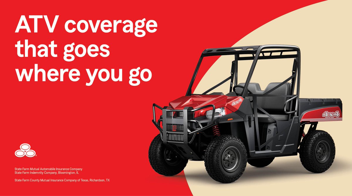 SFAgentMikeB's tweet photo. I want to help you enjoy the ride with ATV coverage that fits your needs. Let’s talk through your options. Contact me today. https://t.co/6xn2e7cq94