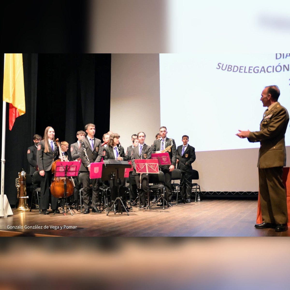 BandaDeAvila's tweet photo. Hoy ha celebrado su día la Subdelegación  de Defensa en Ávila, ha sido un honor poder acompañarles en este emotivol acto!!! https://t.co/M44itKO2RY