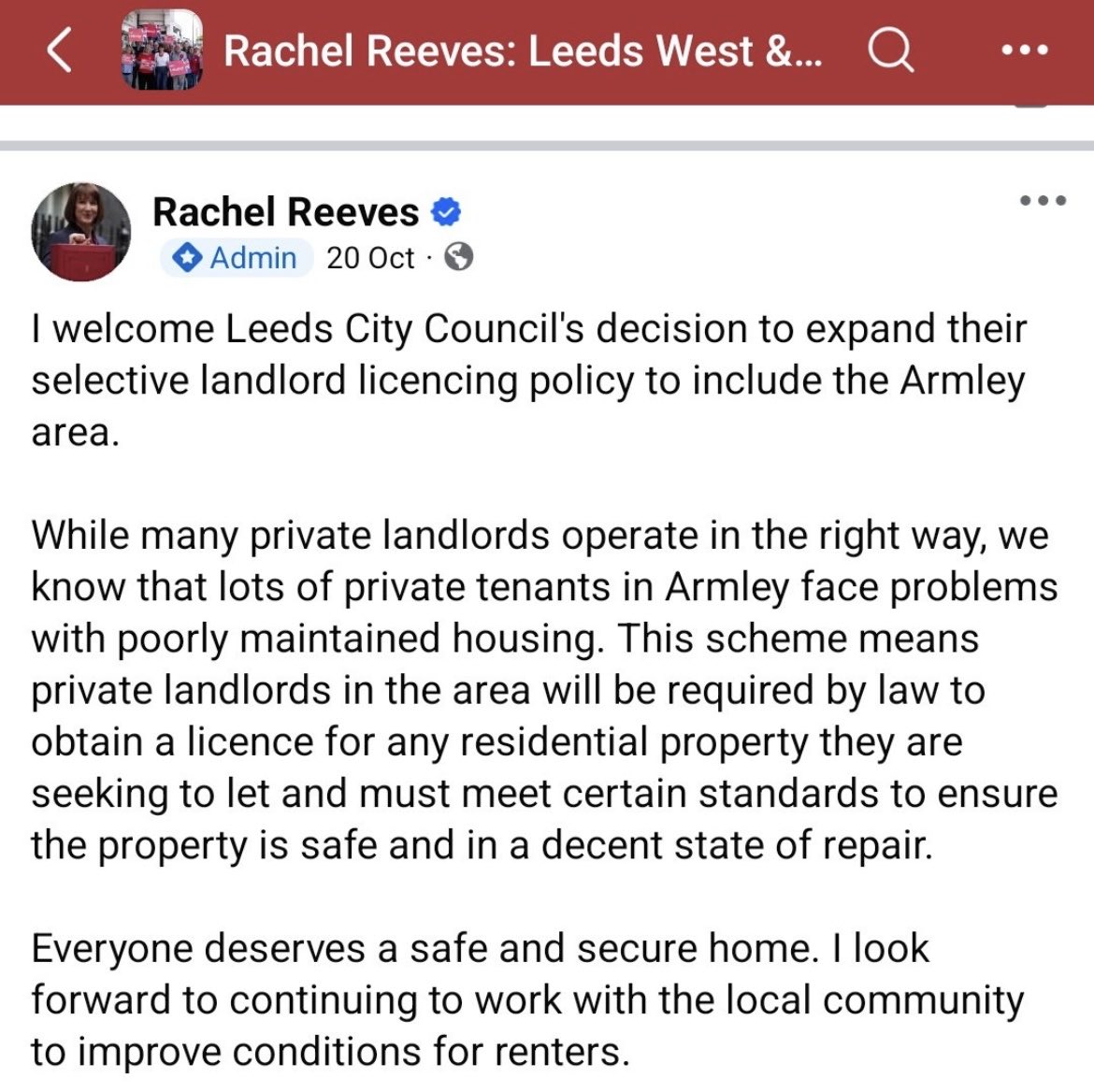 DuxVult1's tweet image. Reeves knows exactly what a selective license is 

She campaigned to roll it out in her own constituency 

Then decided she was above the law to save £4500

She must resign