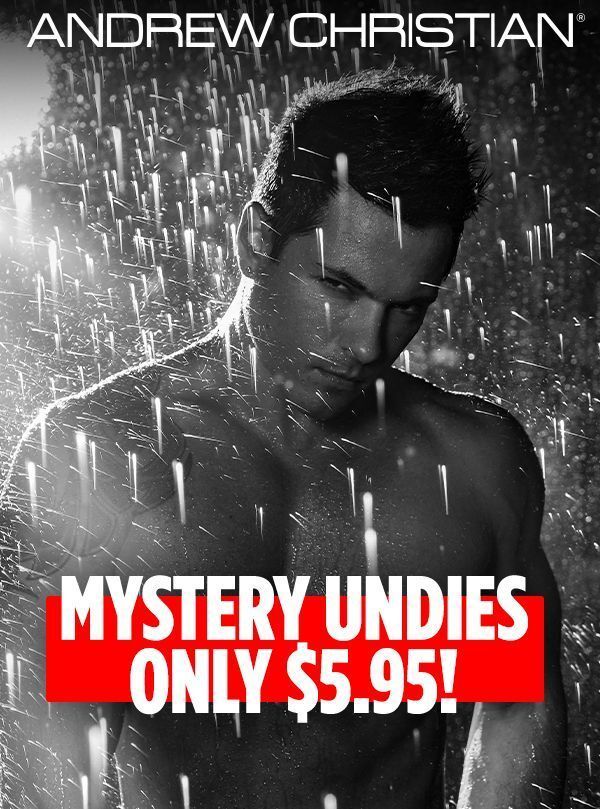 FINAL BLOWOUT PRICES!

Mystery briefs, jocks, thongs, and boxers...only $5.95!

SHOP NOW: andrewchristian.com/collections/co… 

#finalblowout #clearance #andrewchristian