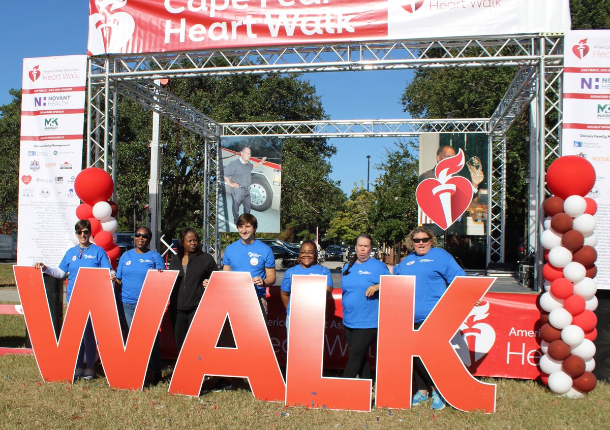 Our professional photos are back and another unforgettable Cape Fear Heart Walk is in the books! 👏 We’re incredibly grateful to our sponsors, volunteers, + community members who came together to support the American Heart Association’s life-saving mission. See you next year! ❤️