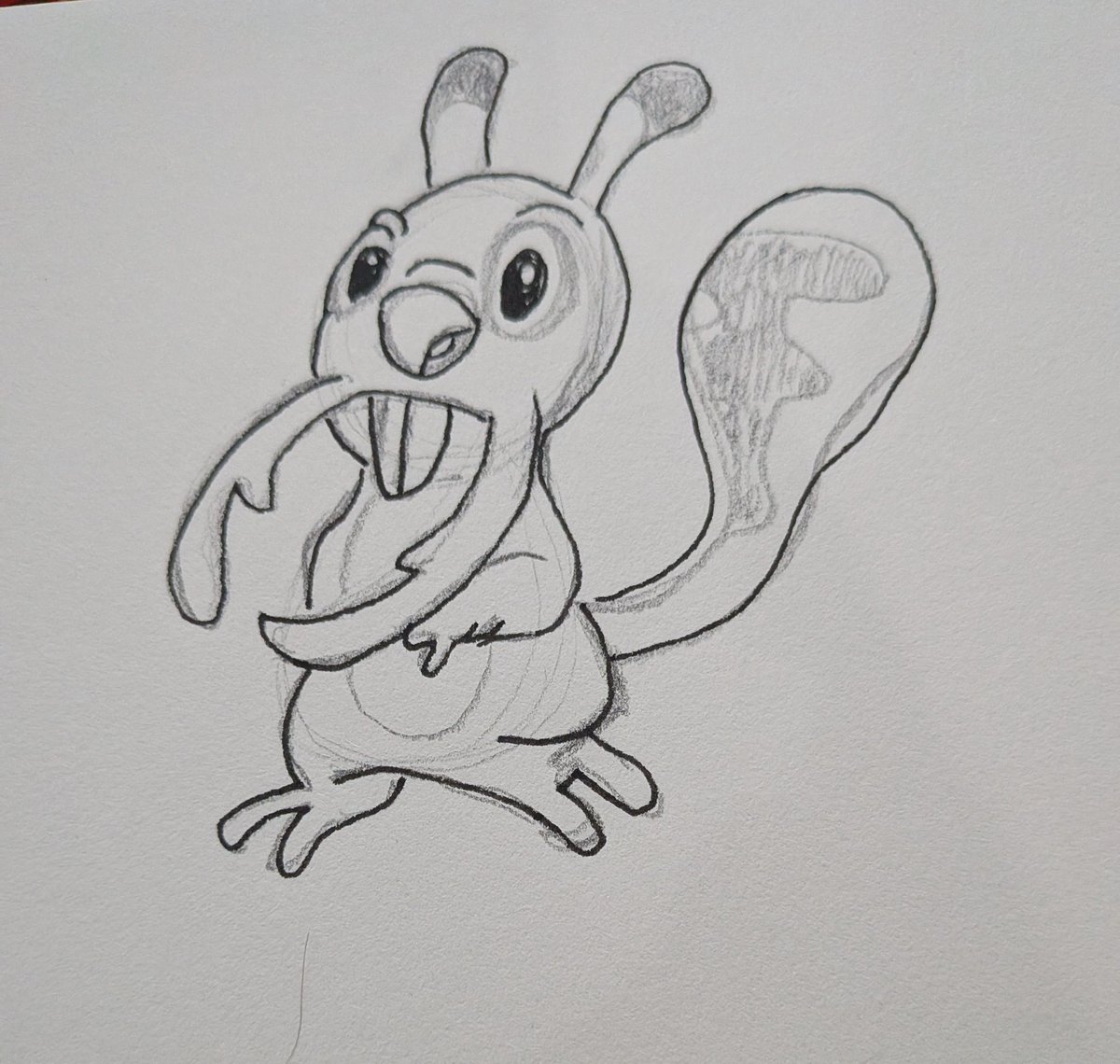 cfitzpatrick_'s tweet photo. Day 29 of #inktober2025 Decided my theme this year will be alien experiments from Lilo and Stitch.
#drawing #sketchbookdrawing #sketchbook #anime #practice #pencildrawing #art #artistsoninstagram https://t.co/jAk6E1Jrlw