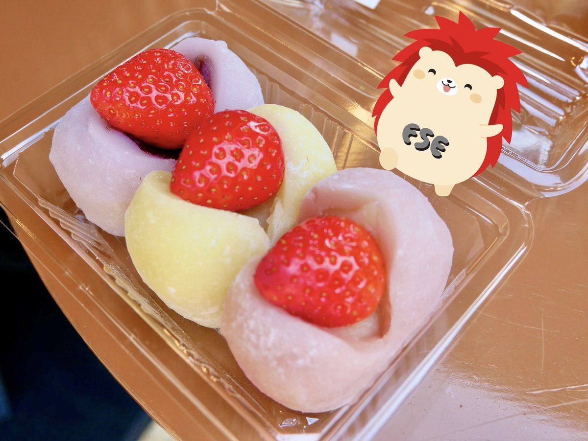 FSengineering_0's tweet image. おはようございます☀
木曜『推しメシ』のコーナー😋

今日は…イチゴ大福🍓

イチゴの程よい酸味と甘ーいあんこ🙌
めちゃくちゃ美味しかったです!!!

……よく見るとハリィって
イチゴ大福に似てない？🤣

本日も宜しくお願いします!!

#企業公式相互フォロー
#企業公式が朝の挨拶を言い合う