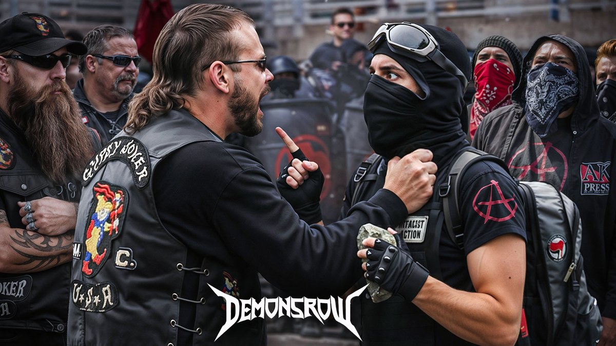 DemonsRow's tweet image. Outlaw Motorcycle Club Scares Antifa In Portland, Now They Face RICO Charges 💀🏍️youtube.com/watch?v=-n5P_O…