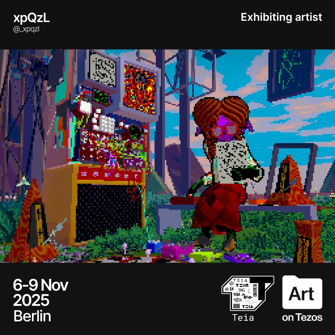 Pleased to present <a href="/_xpqzl/">Ékys Pyqzheul - ✗p̸͕͋q̷̰̉ẓ̷̾⌊🐘</a> as one of our curated artists for Teia’s Exhibition #UniqueIngredients for the <a href="/artontezos_/">Art on Tezos</a> Berlin show Nov 6-9th!

We are honoured to present xpQzL’s piece, “B̖̗̍O̖̍N̖̗̍̎A̖̗̘̍̎'̖̗̍̎s̖̗̍̎ ̖̗̍̎M̖̗̍o̖̍̎v̖̍̎e̖̍̎m̖̍e̖̍n̖̗̍̎t̖̍ ̖̗̘̍̎N̖̍o̖̍.̖̗̍̎̄ ̖̗̍4̖̗̍”!