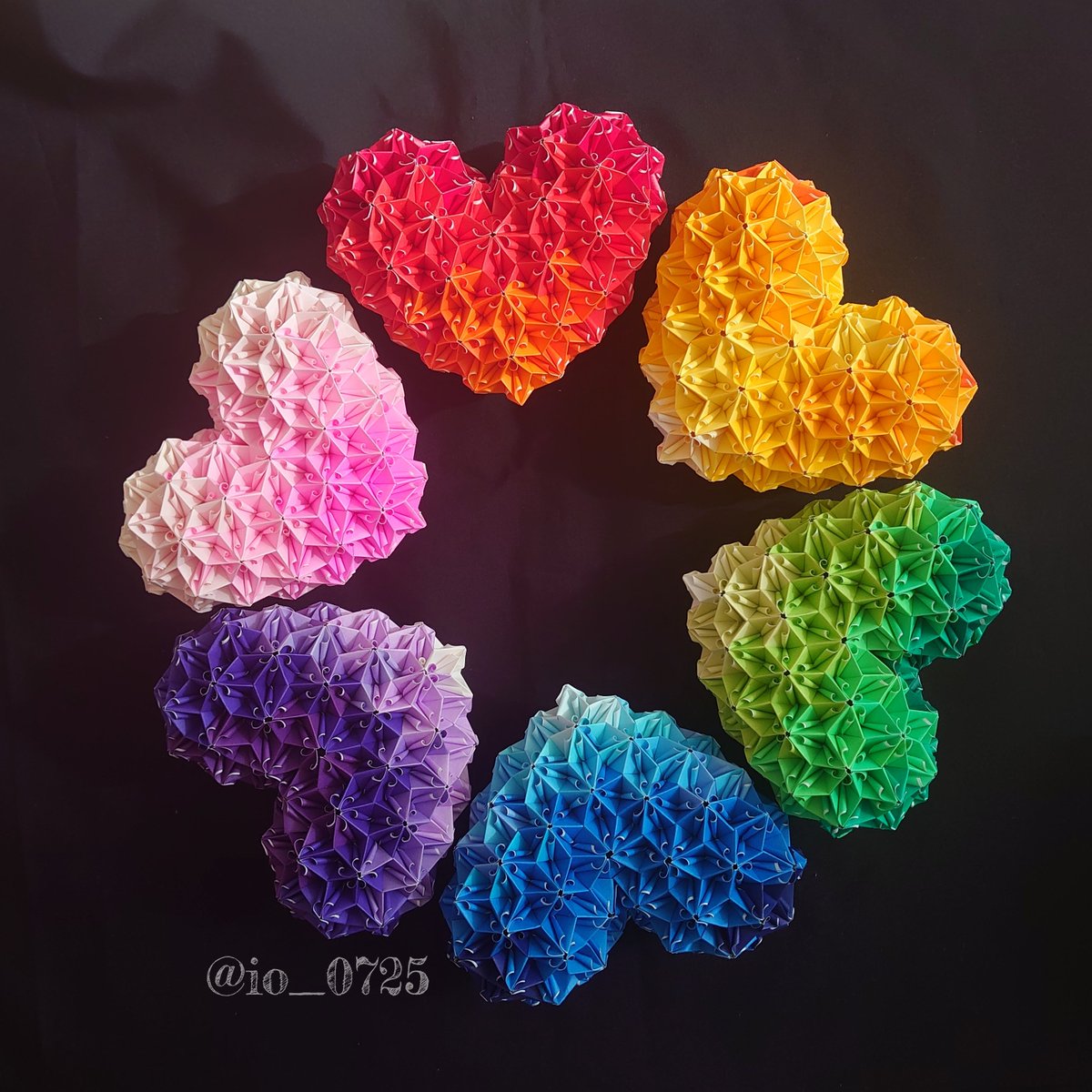 布施知子さんアリ地獄ユニットでハート
new💛💚💙💜