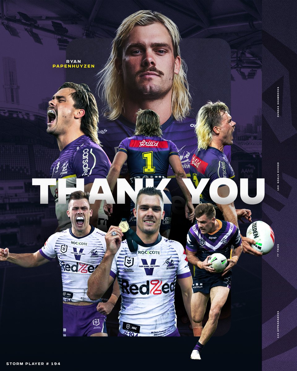 storm's tweet image. Thank you, Paps 💜

Ryan Papenhuyzen has been granted a release from the final year of his contract and will depart Storm with immediate effect 📲 bit.ly/47v4ZjR