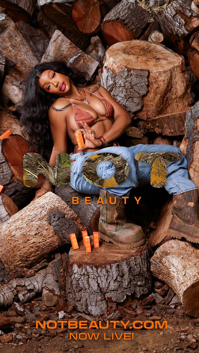 sza's tweet image. JUST RE STOCKED NOT ALL BEAUTY GLOSSES 🫡 THE LINK IS LIVE NOW ! NOTBEAUTY.COM