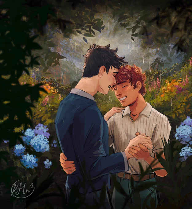 It started to rain but I don't think they noticed #ocs