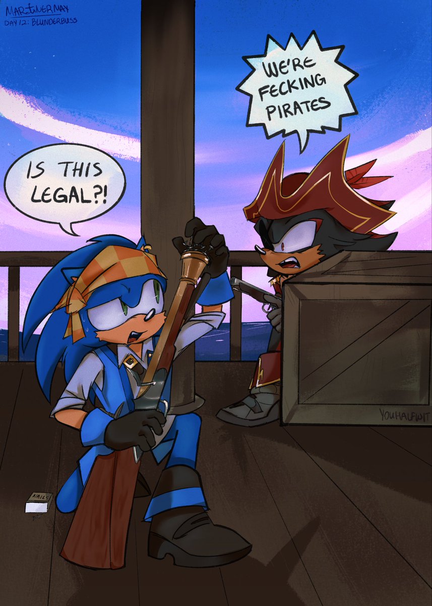 If ye can’t beat em, shoot em with nails
#MarinerMay2024 Day 12: Blunderbuss