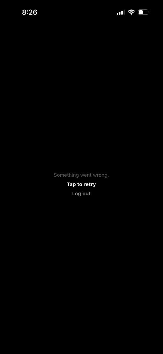 iOmacX's tweet photo. @OpenAI “Something went wrong” after i signed in https://t.co/fJKepOLiyT