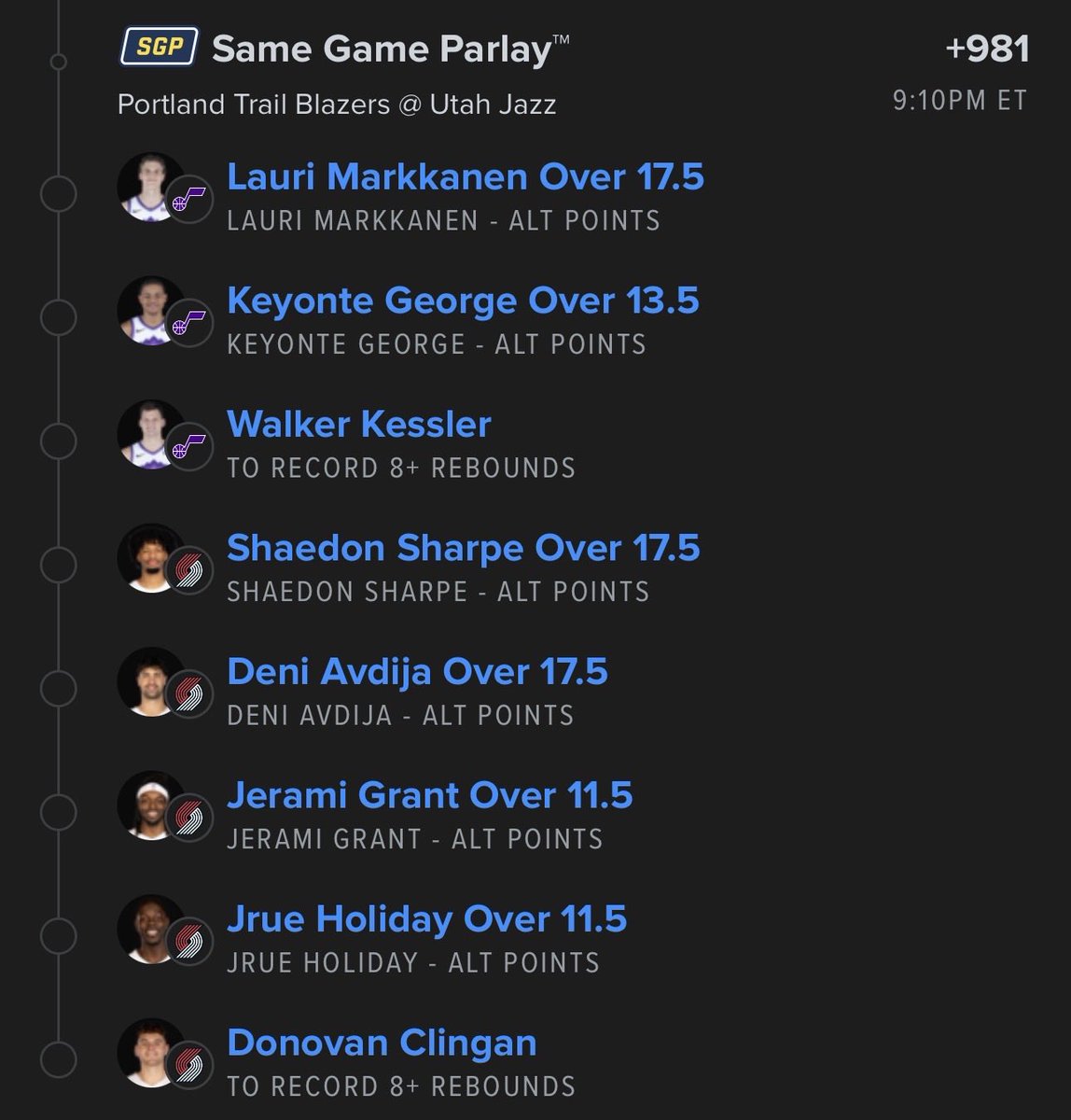 Sean M. Greene ll (@sean_incredible) on Twitter photo - Final pregame play of the night. You know what’s going on. This is my <a href="/OdeezyFbaby/">TheIiteKing</a> play of the night.
Don’t abandon those same game parlays. You never know, half of this super lotto might slap like it normally does. All links will be provided below. Gamble smarter, not - Final pregame play of the night. You know what’s going on. This is my <a href="/OdeezyFbaby/">TheIiteKing</a> play of the night.
Don’t abandon those same game parlays. You never know, half of this super lotto might slap like it normally does. All links will be provided below. Gamble smarter, not