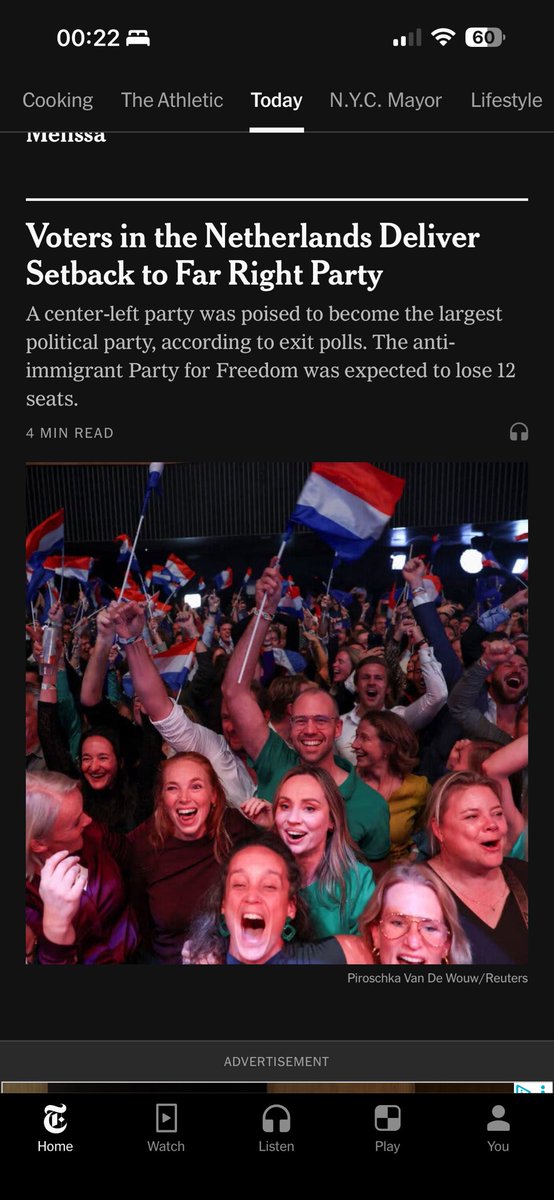 Opnieuw in de New York Times #D66