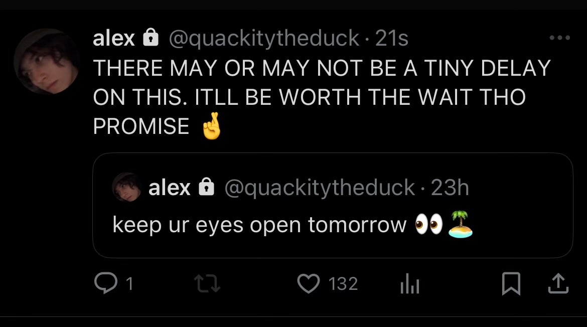 quackupdates's tweet photo. new priv tweet! stay tuned! 👀 https://t.co/nIGkToInPB