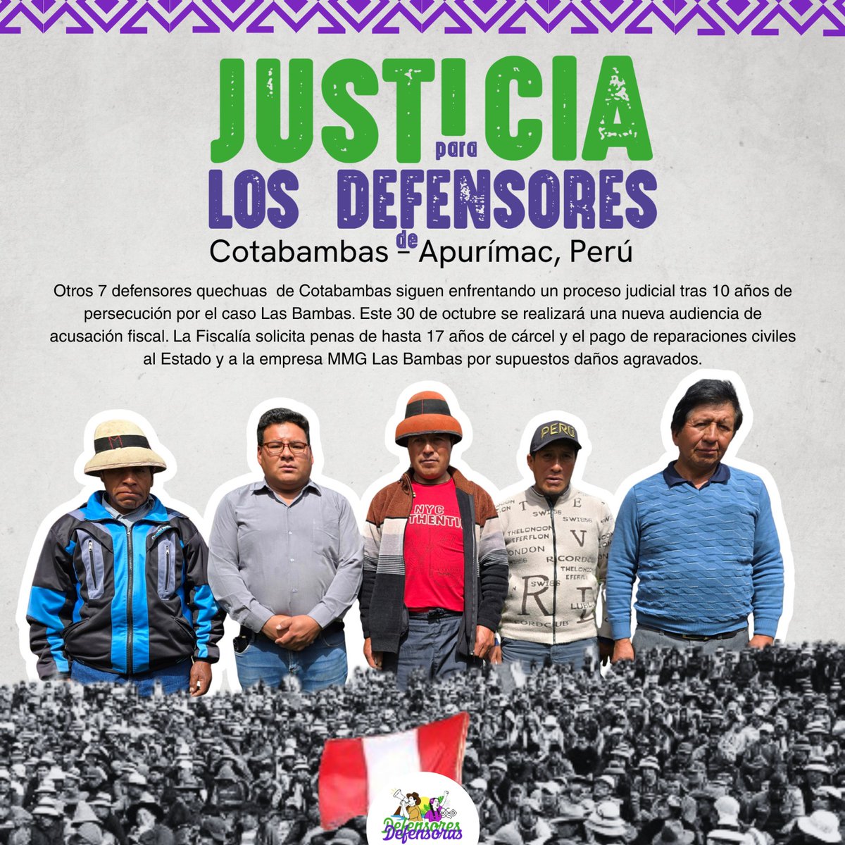 Defensoras y Defensores del Perú tweet media