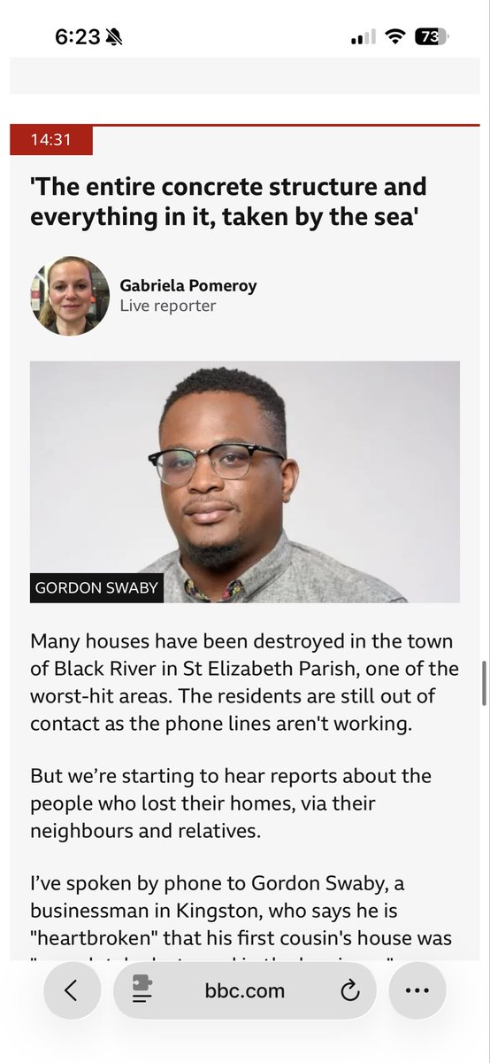 Today I:

- Deployed a starlink in South Manchester to allow Jamaicans to contact their families. 

- did an interview with BBC 

- Facilitated people charging their electronic devices from my pickup and giving them internet access in a community in St. Ann. 

- Deployed a Chain