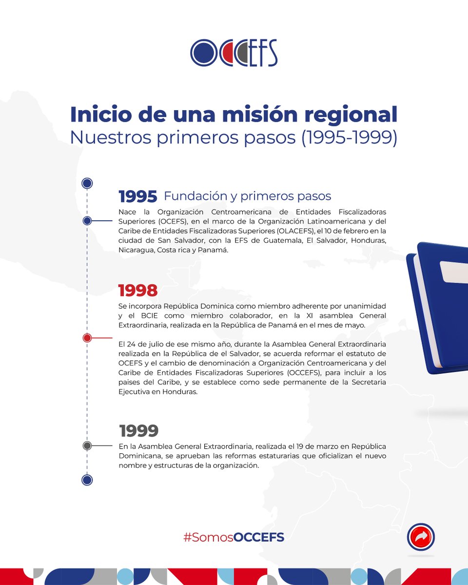 occefs's tweet image. La #OCCEFS nació para unir a las Entidades
Fiscalizadoras Superiores de Centroamérica, México y el Caribe, promoviendo transparencia y cooperación regional.