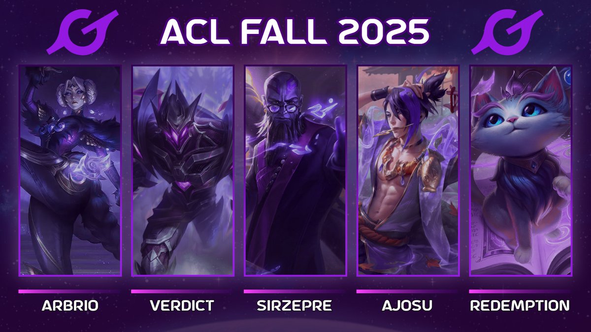Gravity_GV's tweet image. Same duo, new trio! Ready to surprise everyone in ACL again this split!

Top - @arbriooo 
Jungle - @VerdictNA 
Mid - @NTL_SirZepre  
Bot - @AJOSUULOL 
Support - @JASON1v9