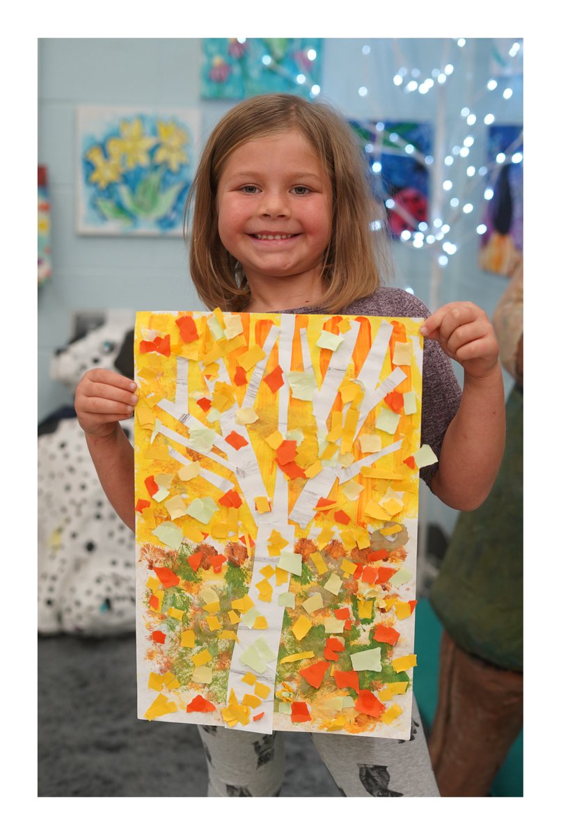 MrsOArtStudio's tweet image. 🍁 The leaves are falling and creativity is calling! Our first graders are wrapping up their collage inspired birch trees, the perfect fall project! 💛 
#ccesdukes  #MrsOArtStudio #FallArt #CreativeKids