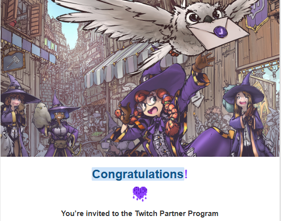 Facebook Partner ✅
YouTube Partner ✅
Twitch Partner ...✅

So thankful for the support. Just getting started!!!