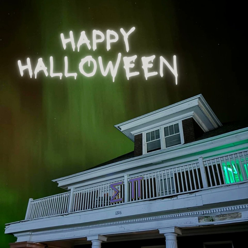 SigmaPi's tweet image. Have a safe and spooky Halloween brothers!