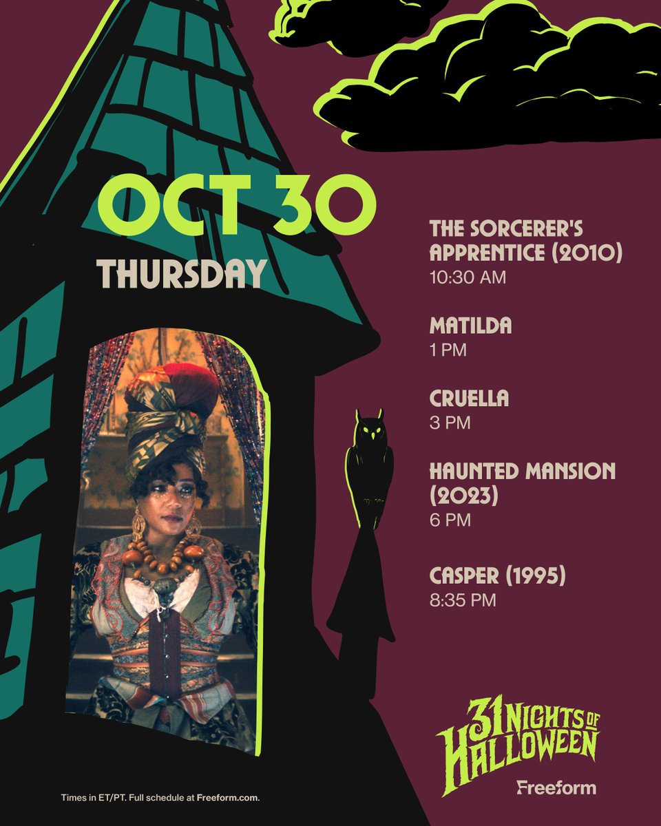 Freeform's 31 Nights of Halloween tweet media