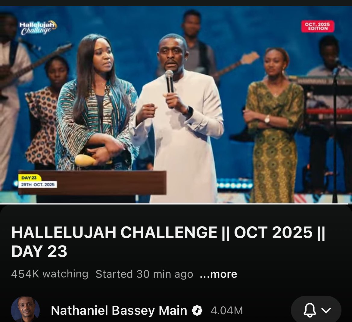 This God can be trusted. It doesn’t matter how long you’ve been waiting. Has He said it, will He not do it?

Thank you Jesus for this testimony. 

#HallelujahChallenge0CT2025