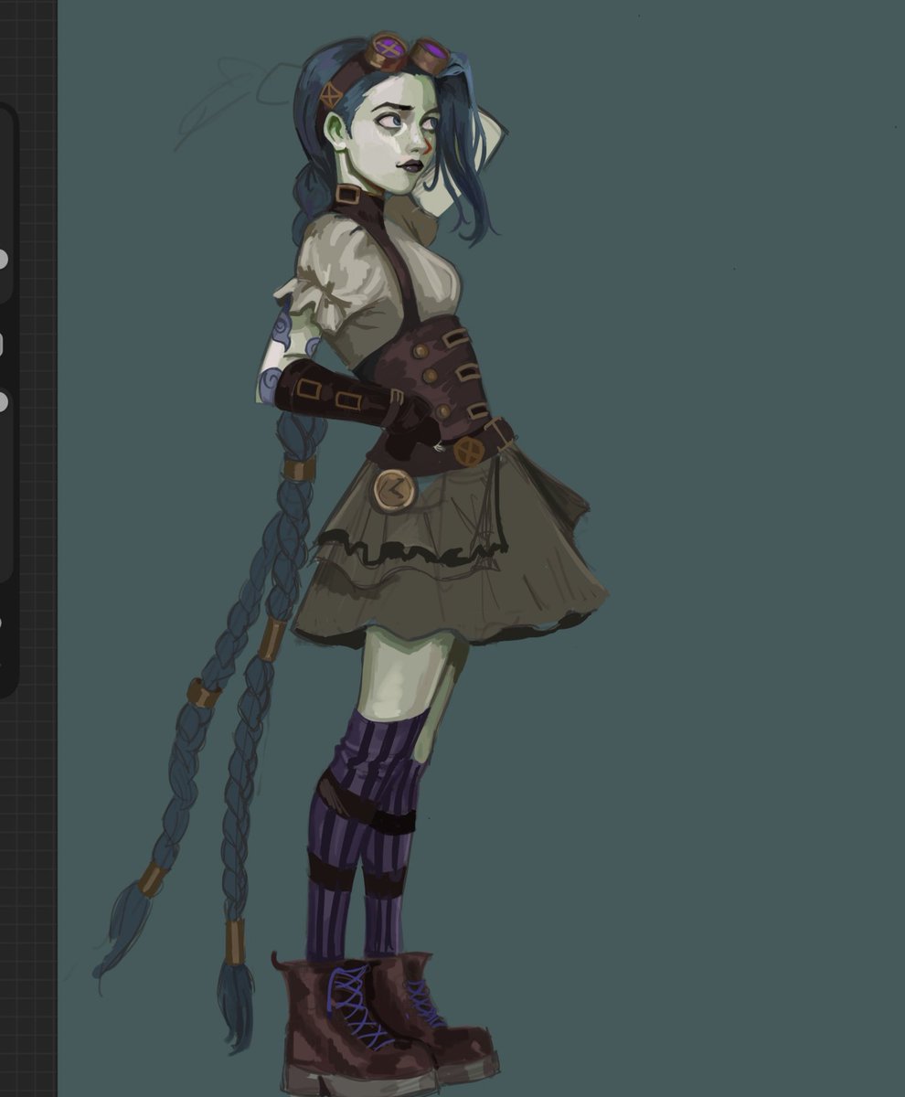 judasempr's tweet image. Steam punk. #jinx #arcane #steampunk